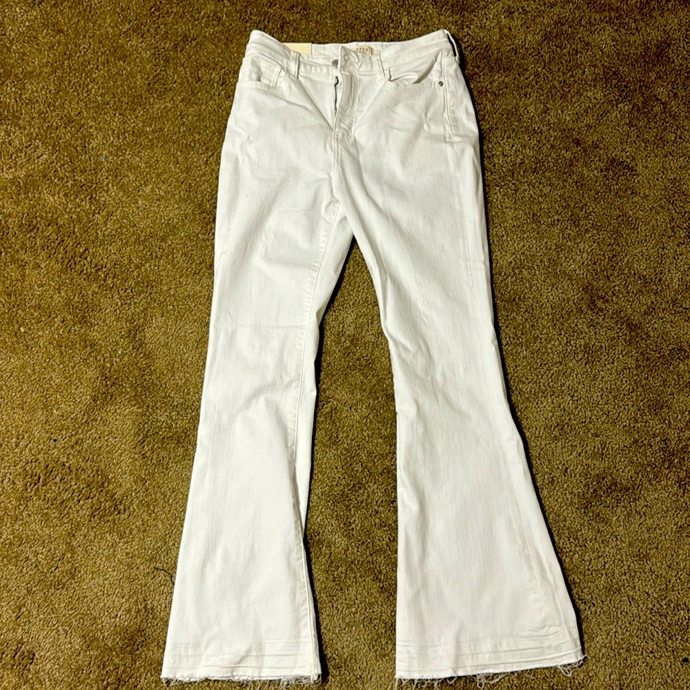 Francesca’s Harper heritage high waisted flare jeans
